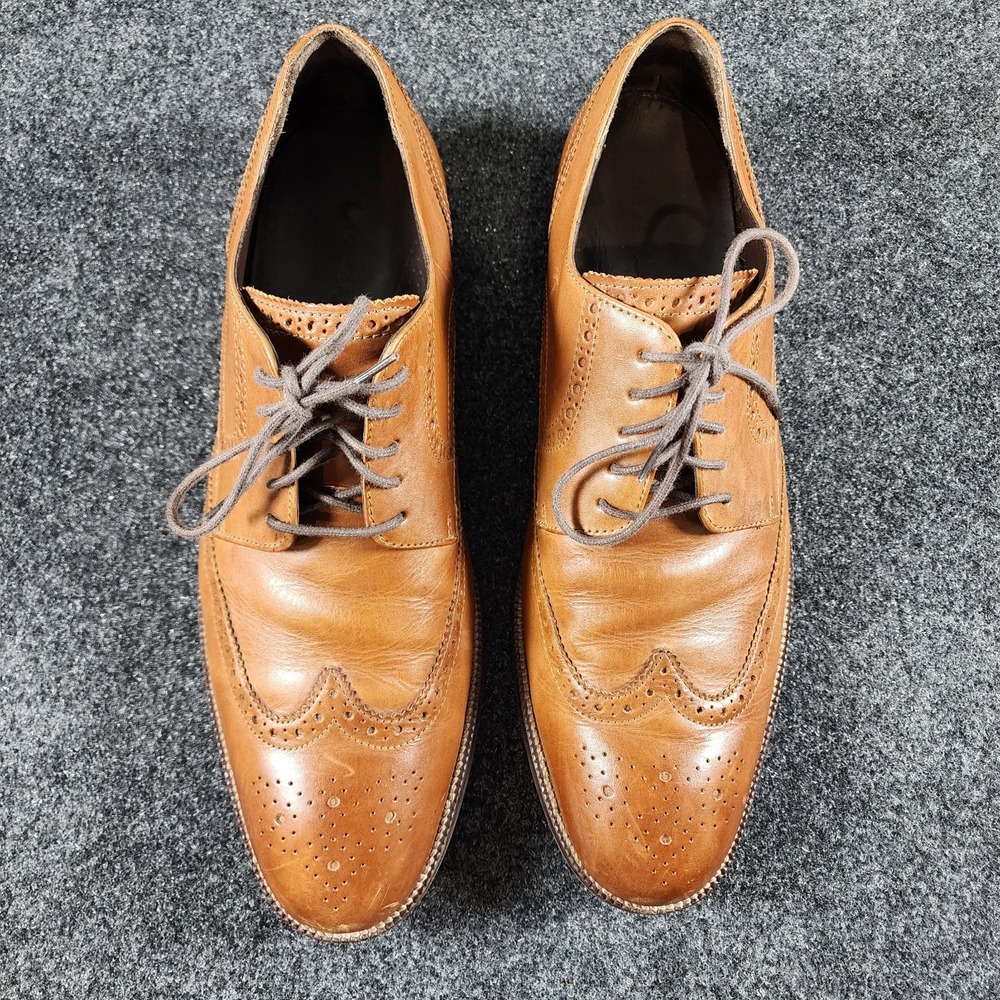 Cole Haan‎ Benton Wingtip Leather Oxfords Dress Shoes (C24116) - Men's Size 11 - Picture 4 of 15